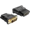 Delock 65466 Adaptateur DVI 24+1 pin mâle vers HDMI femelle
