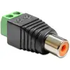 Delock - Adapter Cinch Buchse - Terminalblock 2 Pin