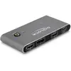 DeLock Commutateur KVM USB-C vers HDMI et DisplayPort 1.4 avec 3 ports...