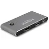 DeLock Commutateur KVM USB-C vers DisplayPort avec 3 ports USB-A 2.0 -...