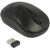 DeLOCK draadloze USB-A mini muis met 3 knoppen - 1000 DPI / zwart