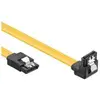 Delock SATA 6 Go/s Câble haut coudé vers le bas 30 cm jaune