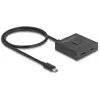Delock - 18911 hub & concentrateur usb 3.2 Gen 2 (3.1 Gen 2) Type-C 10000 Mbit/s Noir (18911)