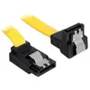 Delock SATA 6 Go/s Câble haut coudé vers le bas 70 cm jaune