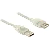 Delock - Rallonge de câble USB - USB (F) pour USB (M) - USB 2.0 - 1.5 ...
