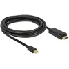 Delock Premium Mini DisplayPort 1.1a naar HDMI 1.3 kabel (Full HD 1080p) / zwart - 2 meter