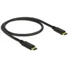 DeLOCK Câble USB USB-C (M) pour USB-C (M) USB 2.0 50 cm noir