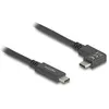 Delock USB 10 Gbps Kabel Type-C Stecker zu gewinkelt links rechts 1 - Cable - Digital