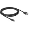 DeLock USB-C / USB-A 2.0 - 3 m