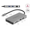 Delock Station d'accueil USB Type-C  4K (USB-C, 3 Ports), Station d’ac...