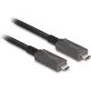 Delock Actieve optische USB-C-video + data + PD-kabel 5 m 5 m