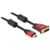 Câble vidéo DeLOCK - HDMI / DVI - 3m - Bloc inducteur à ferrite
