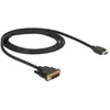 Delock Câble vidéo bidirectionnel HDMI vers DVI 18+1 1 m