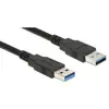 Câble USB DELOCK - USB 3.0 - 1.5m - Double blindage - Noir