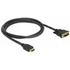 Delock 85653 Câble HDMI vers DVI 24+1 bidirectionnel 1,5 m
