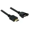 DeLOCK HDMI avec câble Ethernet - 1 m