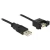 Delock USB 2.0 A Male naar USB 2.0 A Female - 1 m