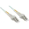 Câble duplex optique en fibre InLine® LC / LC 50 / 125µm OM3 1m
