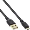 InLine Câble plat Micro-USB 2.0 (0.30 m, USB 2.0), Câble USB