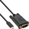 InLine 64142 Câble d'écran USB Type-C mâle vers VGA (DP Alt Mode), noir, 2 m