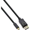 InLine 64123 Câble d'écran USB de type C vers connecteur DisplayPort (DP Alt Mode), 4K2K, noir, 3 m