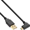 InLine - Câble USB - USB (M) pour Micro-USB de type B (M) incliné - 50...