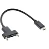 InLine 0.2m, 2xUSB3.1-C câble USB 0,2 m USB 3.2 Gen 1 (3.1 Gen 1) USB C Noir
