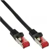 InLine cordon de raccordement - 30 cm - noir