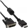 Intos Electronic Ag InLine câble vidéo - HDMI / DVI - 1.8 m