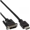 InLine câble vidéo/audio - HDMI / DVI - 2 m