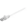 Câble réseau WENTRONIC CAT 5e - 50m - Blanc - Moulé - Serre-câble