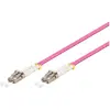 Goobay 95934 Câble à Fibres Optiques, Multimode (OM4), Violett, 1 m Longueur