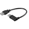 Wentronic electronic components handels goobay rallonge de câble USB - 15 cm