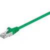 goobay cordon de raccordement - 25 cm - vert