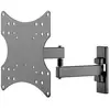 Goobay Basic Fullmotion S (Mur, 42", 15 kg), Support mural TV, Noir