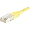 wentronic câble de réseau - 50 cm - jaune