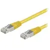 wentronic câble de réseau - 7 m - jaune