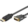 Wentronic 51963 Câble vidéo DP/DVI 5 m Noir