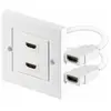 Prise encastrable HDMI, 2 port