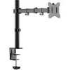 goobay Bureaubeugel voor 17-32 inch scherm - Basic - volledig verstelbaar - Tot 8kg - Zwart