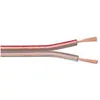 Bobine câble HP, OFC, 2x0.75mm², transparent, 10m