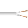 Bobine câble HP, OFC, 2x1.5mm², blanche, 10m
