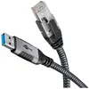 Goobay Câble Ethernet USB-A 3.0 vers RJ45 CAT 6 FTP - M/M - 3 m