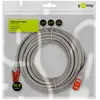Goobay 72578 CAT 6 câble de liaison U/UTP Gris - mélange de cuivre CCA