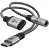Goobay Câble USB-C vers USB-C + Jack 3.5 mm (M/F) - 1.5 m
