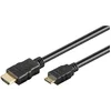 goobay Mini HDMI Kabel 1,5m High Speed - Accessoire voor video technie...