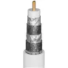 goobay 74020 Câble d'antenne coaxial avec 4 Prises CCS 305 m Blanc 305 m