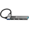 goobay Hub USB 3.2 à 4 ports Slim/USB multiprise, répartiteur USB, hub...