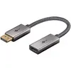 Goobay Plus DisplayPort - HDMI adapter | 8K 60Hz | 0,20 meter