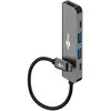 Goobay Slim 5-Port USB-Hub mit HDMI, 5 Gbit/s (USB-C, 5 ports), Statio...